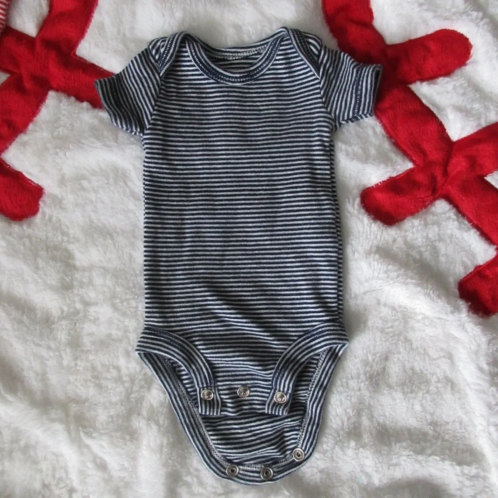 Carter's Blue & Red MVP Preemie Onesies